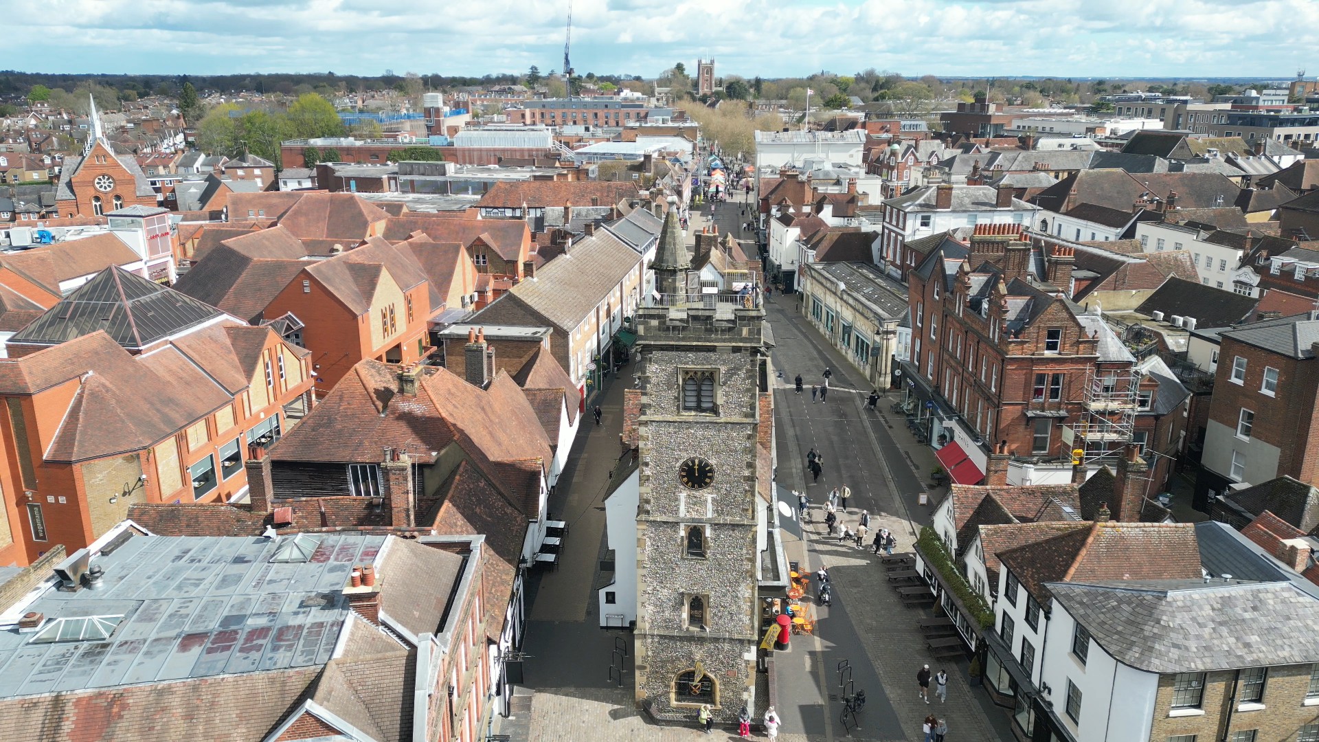St Albans city centre photographed by Andy Lawrence