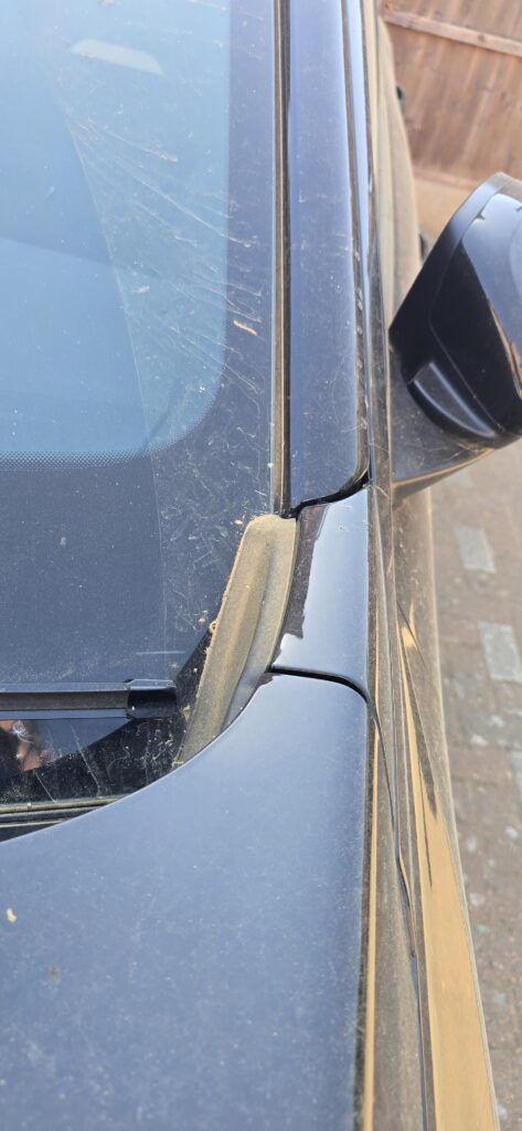 Dust from the rail freight development can be found on cars in Frogmore and Park Street.