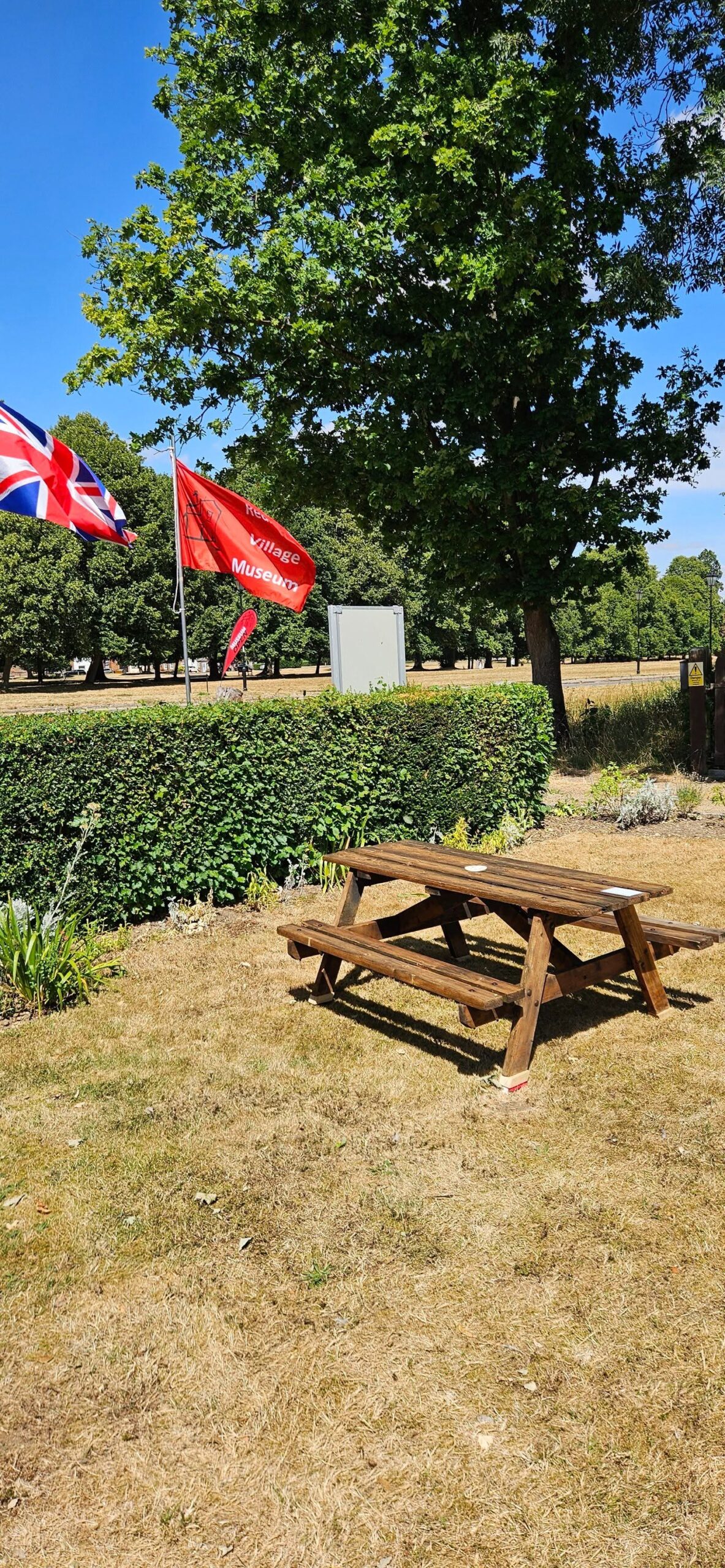 Sticky Joe's bench at Redbourn Village Museum