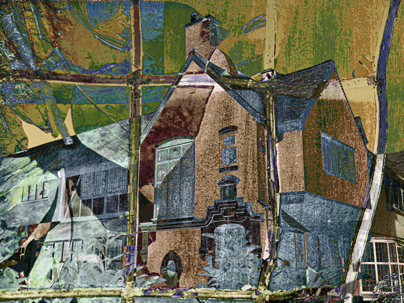 Beyond the Broken Window in Harpenden by Brian Cooke