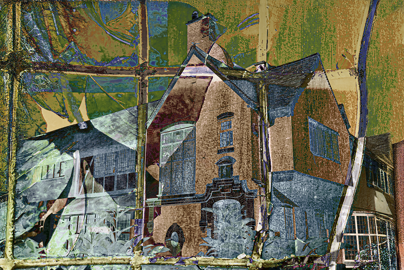 Beyond the Broken Window in Harpenden by Brian Cooke