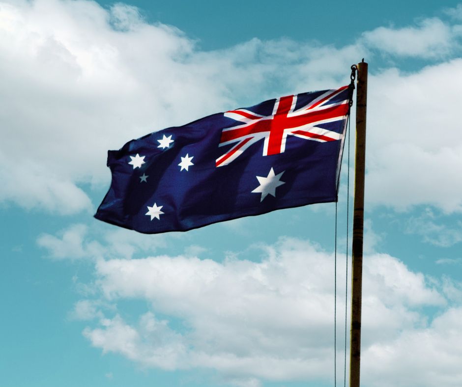 The Australian flag