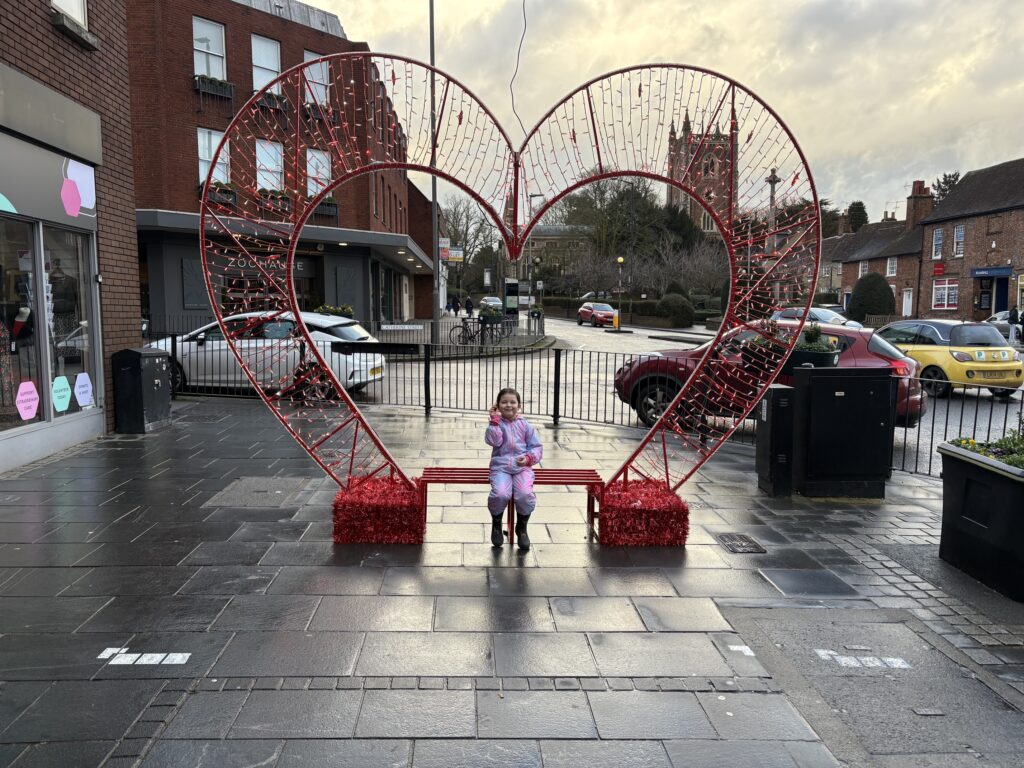 A Valentine's installation supported by the BID