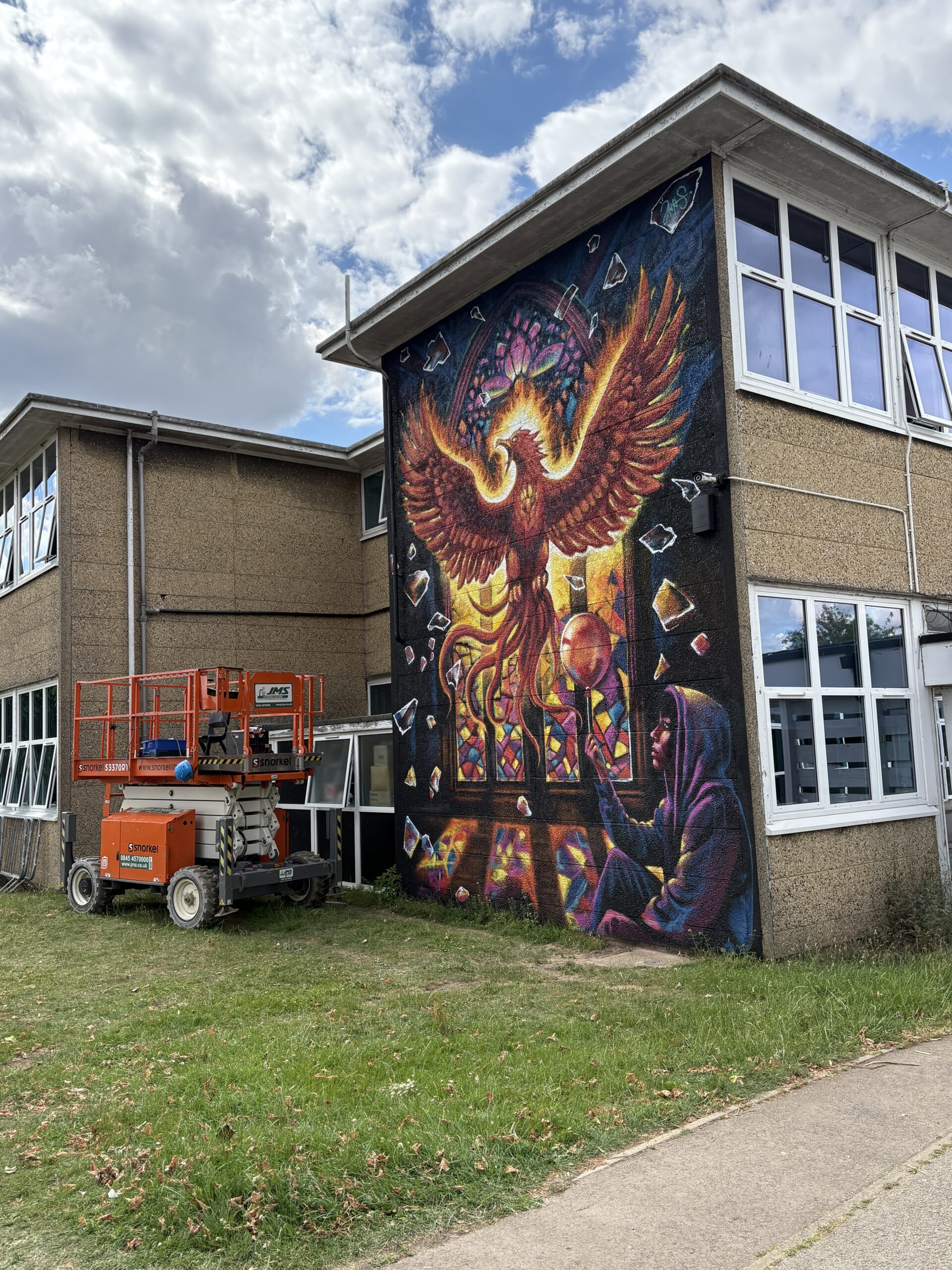 A new mural has been unveiled at The Marlborough Science Academy