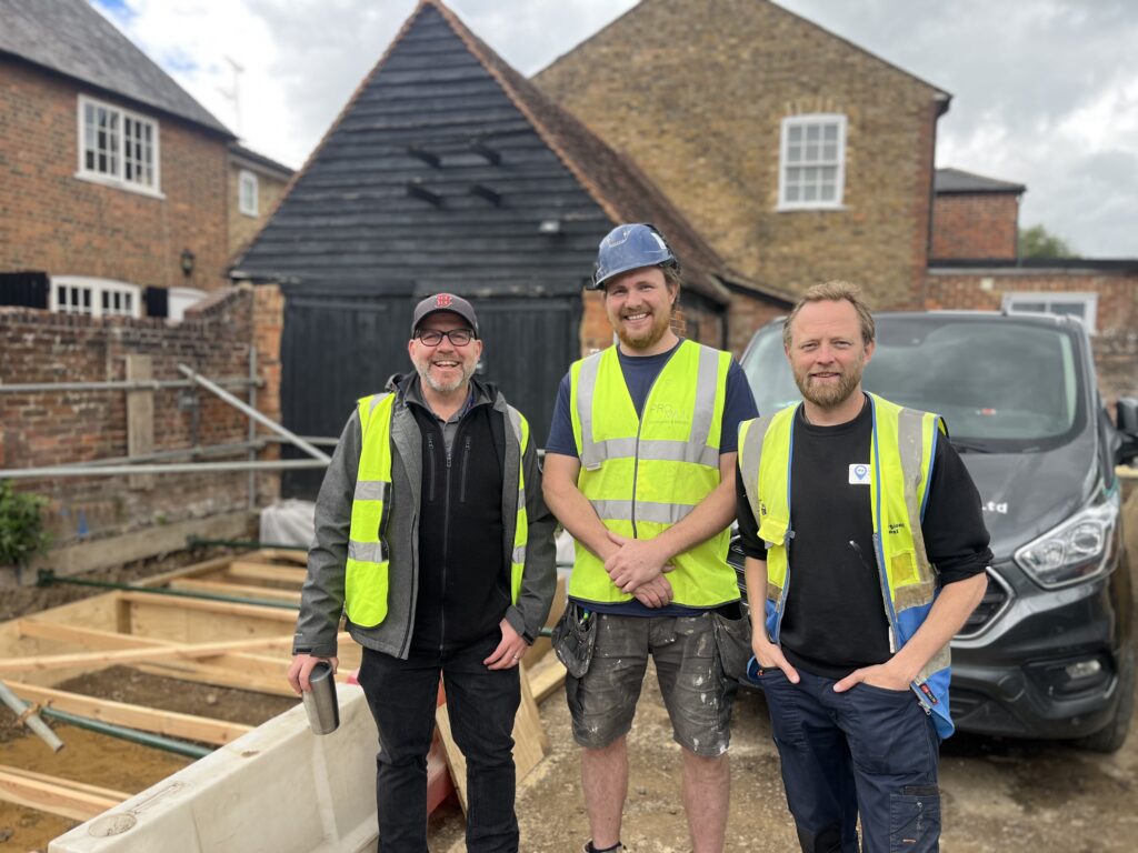 Some of the team who worked on the dig