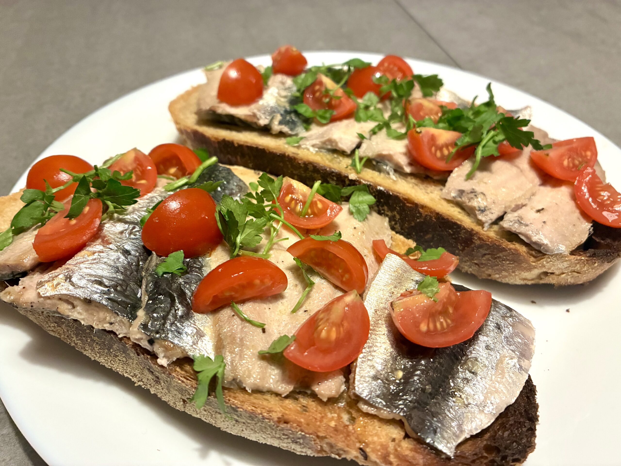 Sardines on toast
