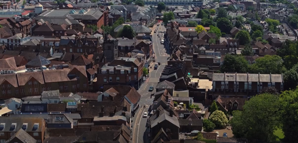 A screenshot from the Panorama episode - There's a Gangster in my Flat