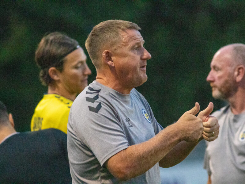 Saints manager Gary McCann