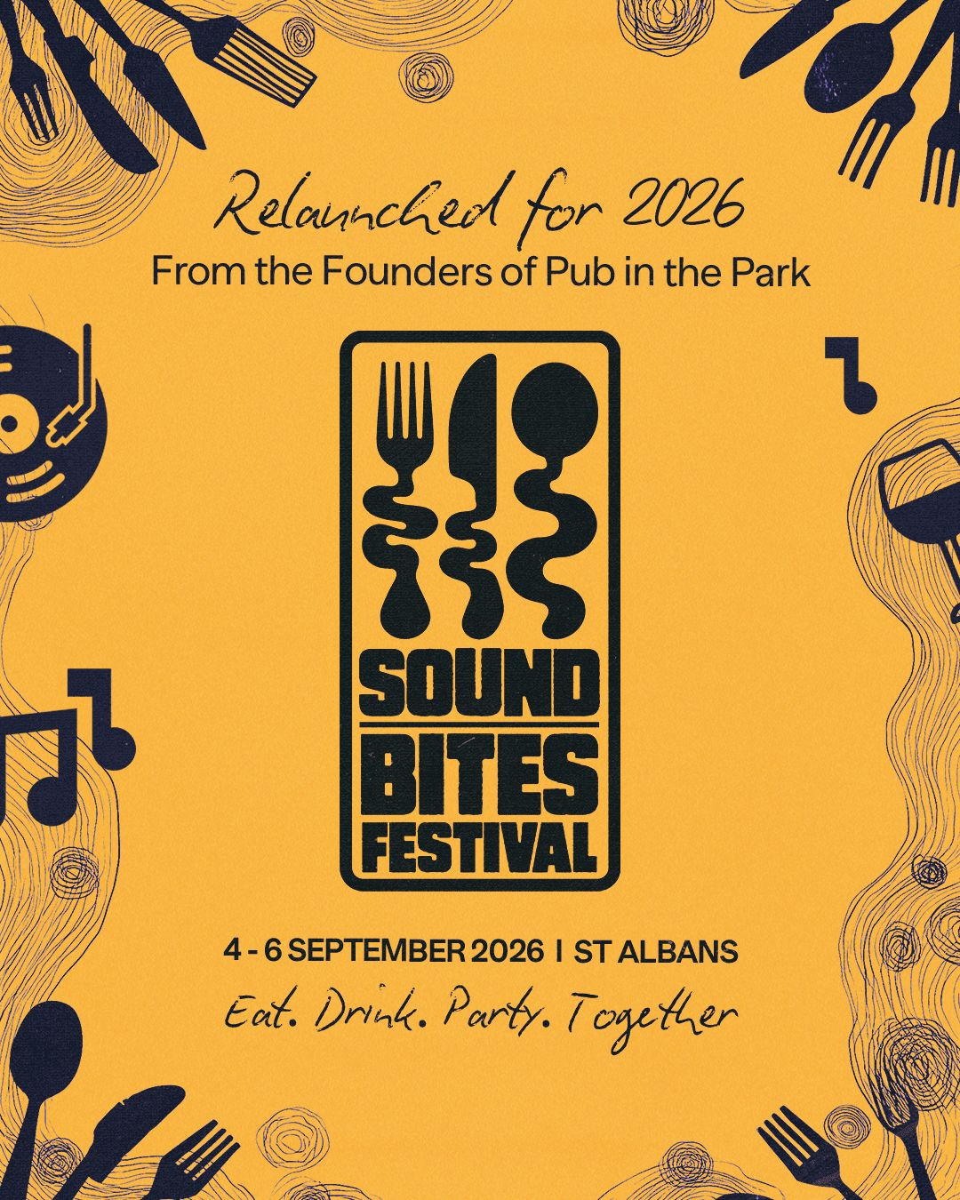 St Albans Sound Bites Festival is still being advertised.