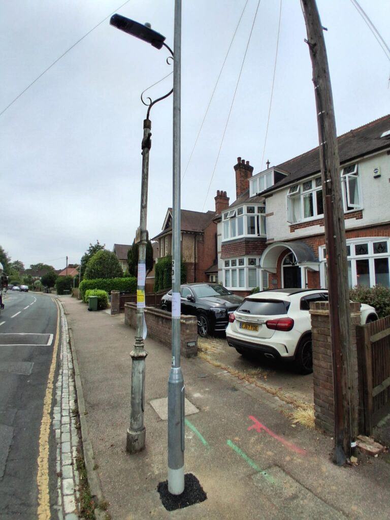 HCC will be installing ornate lampposts in St Al bans conservation area.