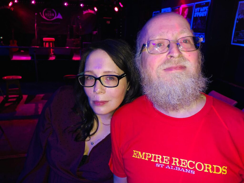 Caroline Thain and Bill Johnson.