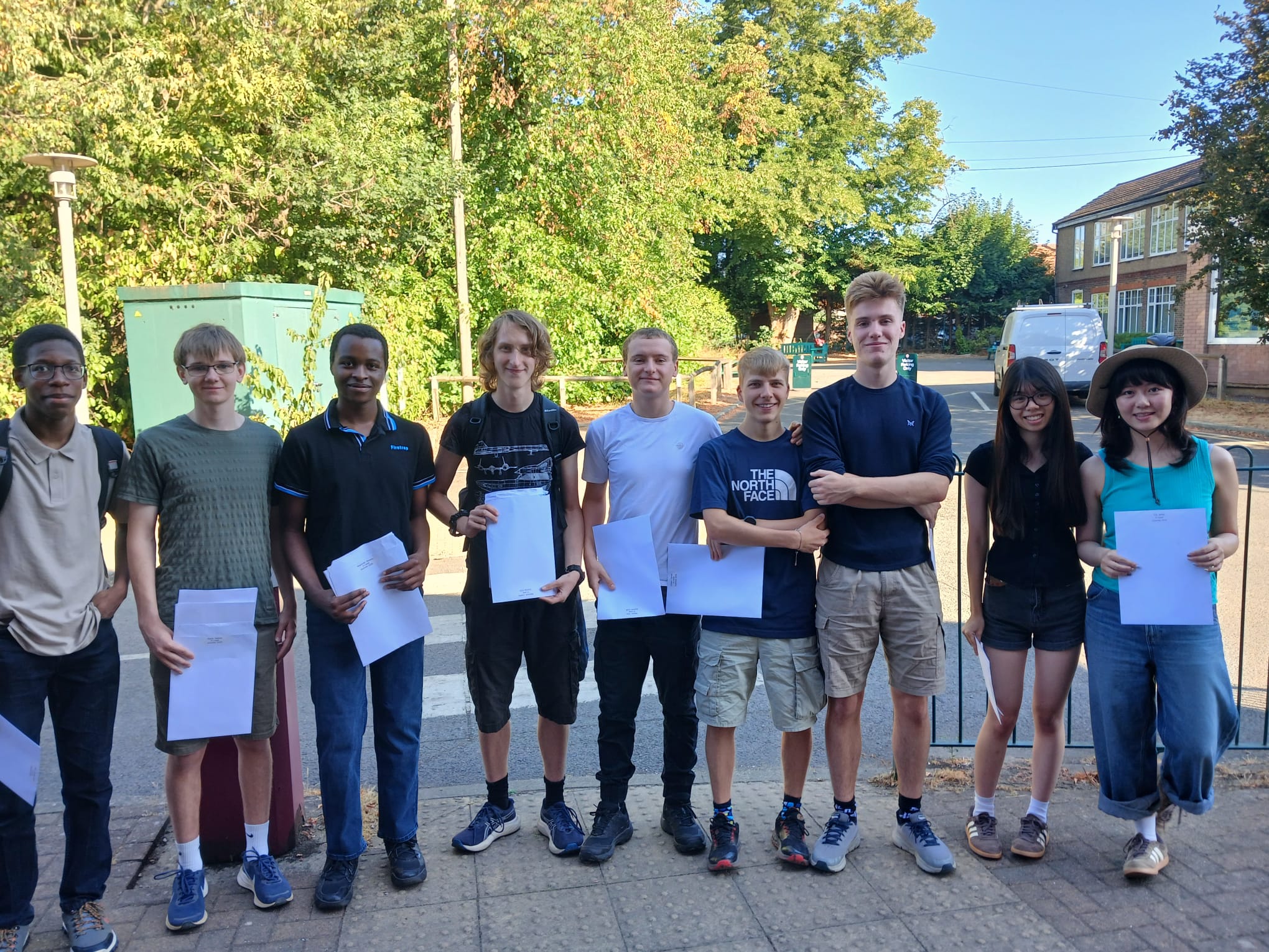 A level results day at St George's School