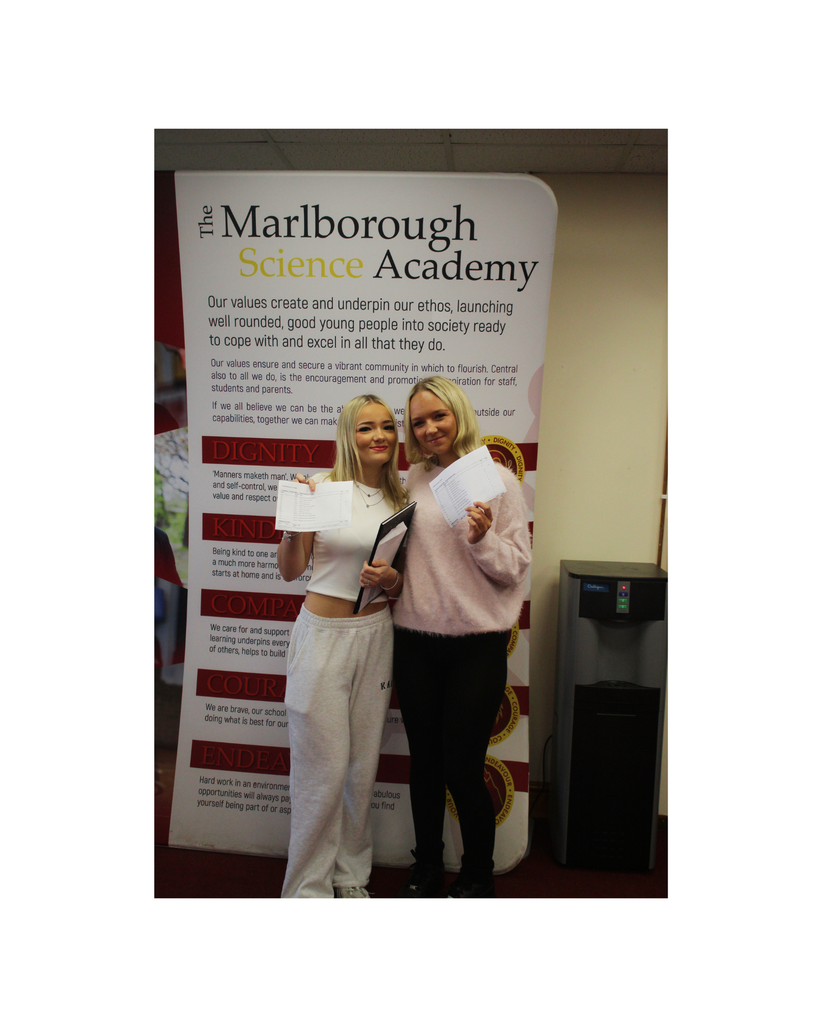The Marlborough Science Academy celebrates GCSE success