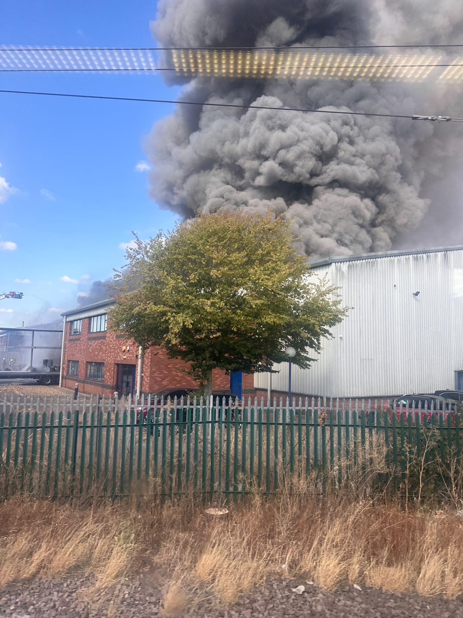 Colney Street fire pictured by Joanna Lilliput