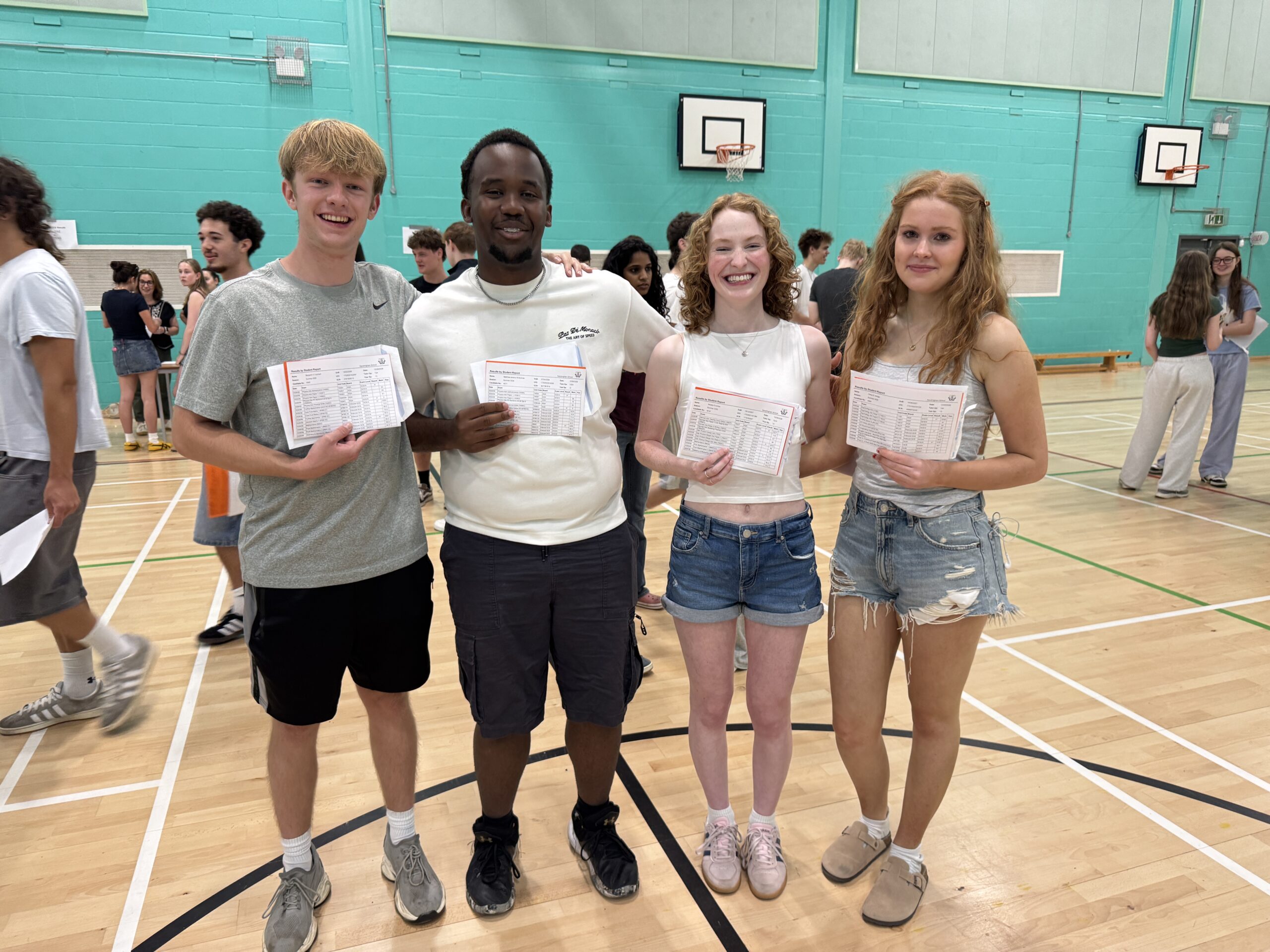 A level results day at Sandringham School