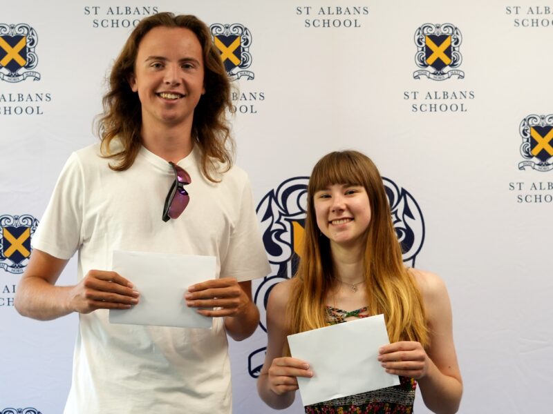 Results day at St Albans School