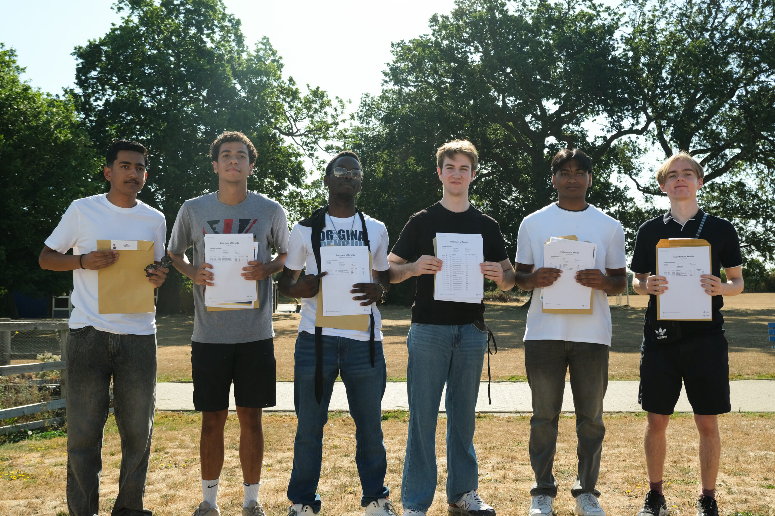 A level results day at Nicholas Breakspear School