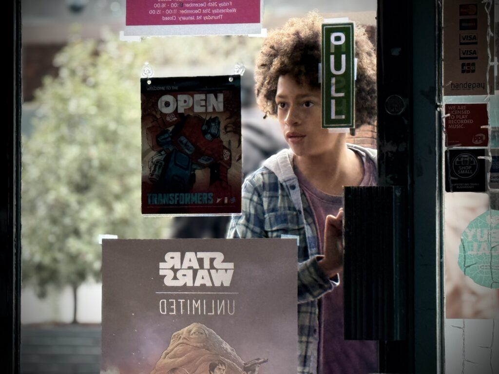 The Toymaker's Key graphic novel trailer was filmed at Chaos City Comics