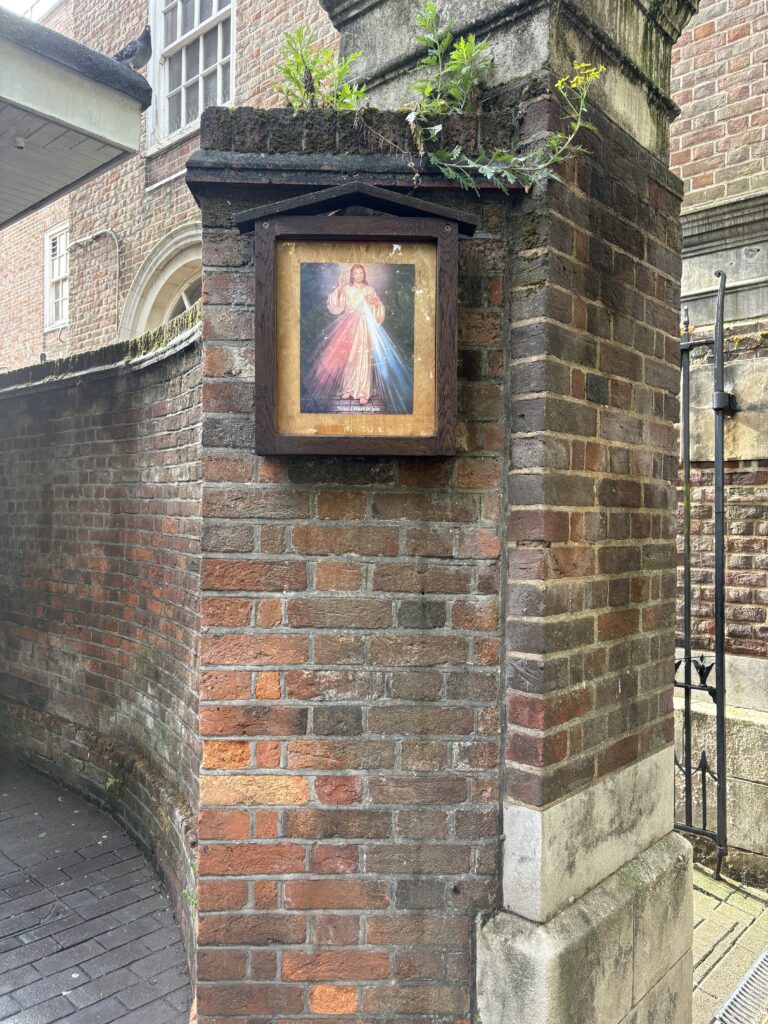 Jesus Christ image in St Peter's Street