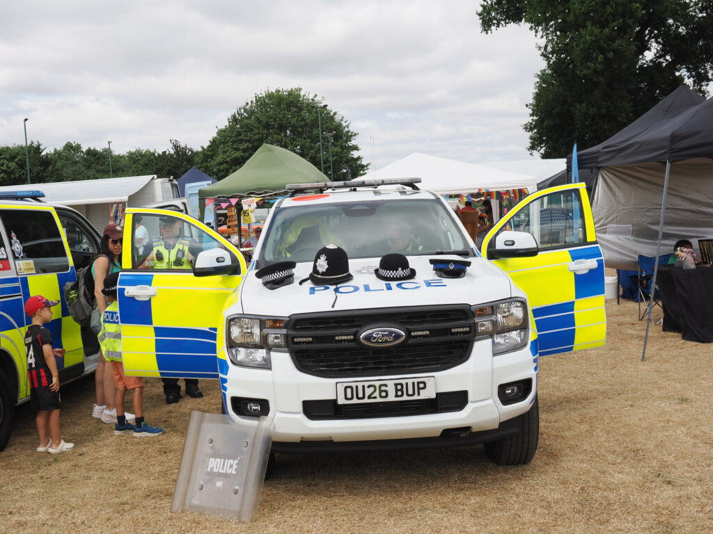 St Albans Neighbourhood Policing Team at the Cottonmill Gathering. Photo: John Andrews