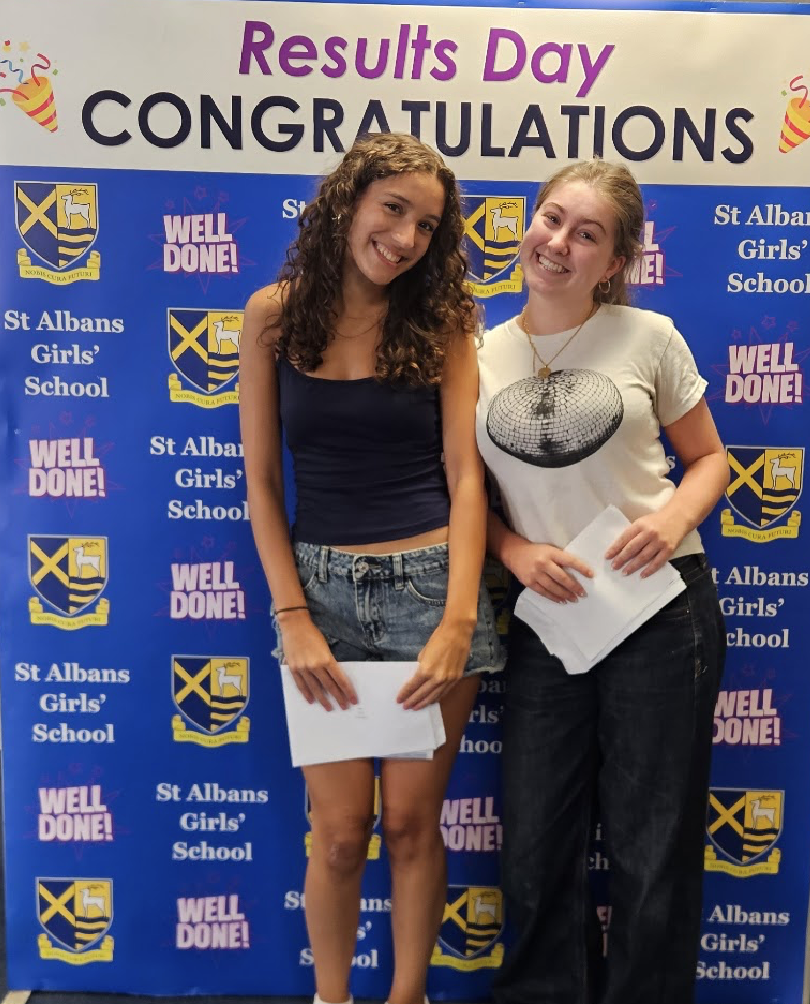 A level results day at St Albans Girls' School