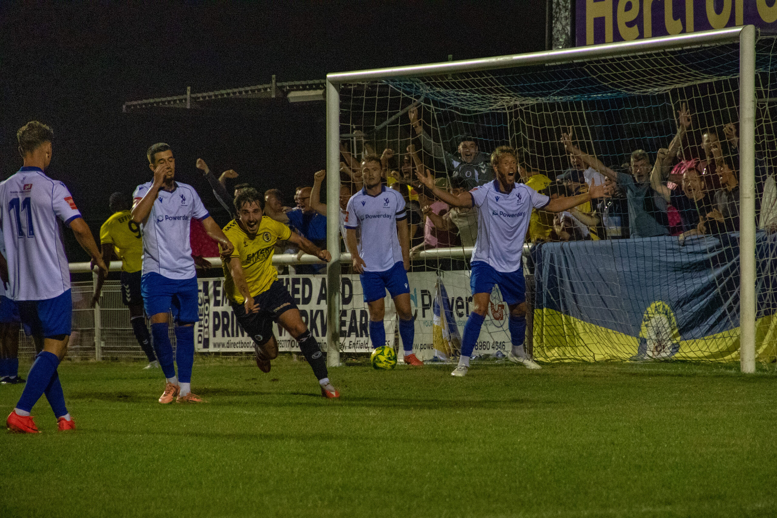 St Albans City at Enfield. Photo by Jim Standen