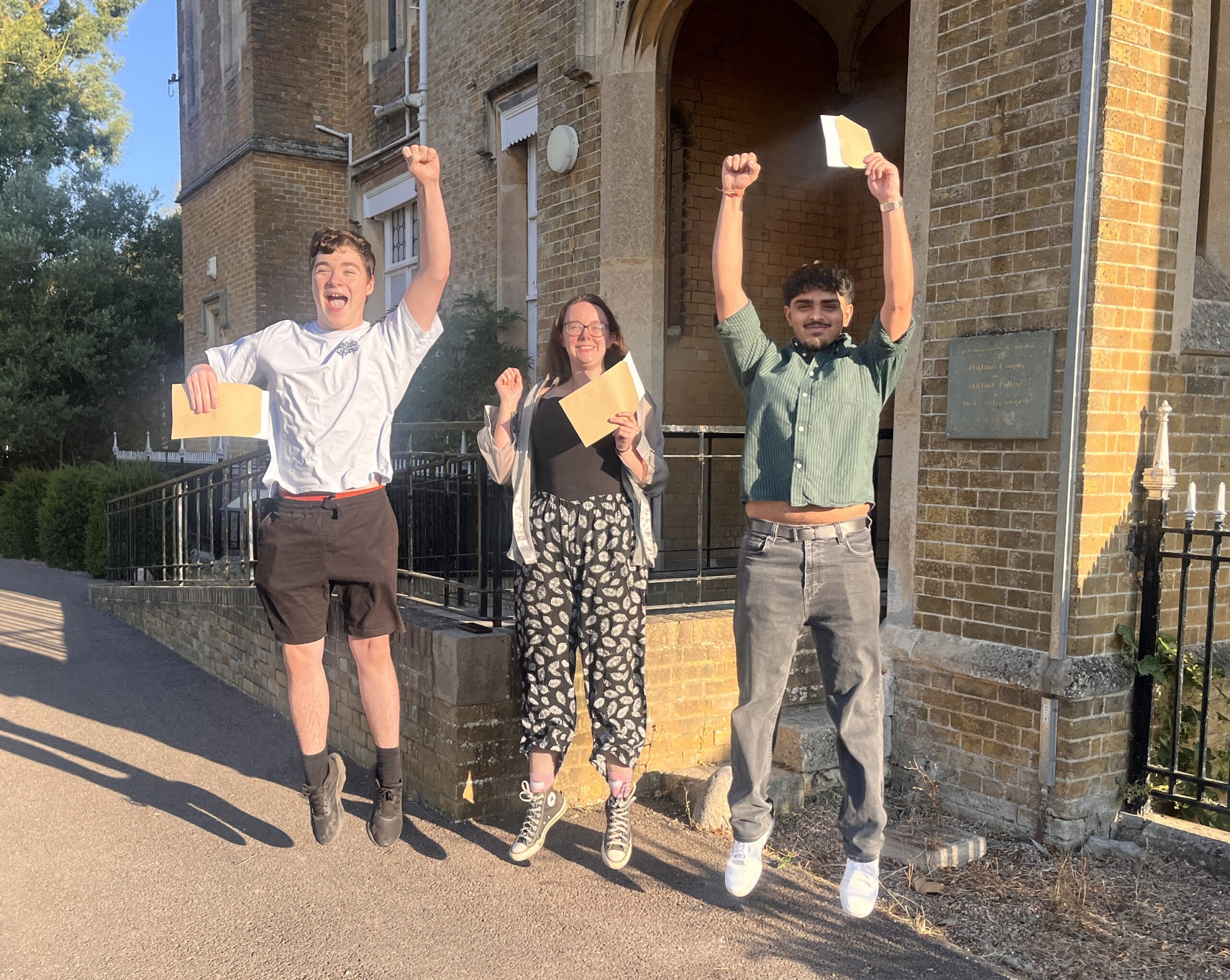 Results day at Oaklands College