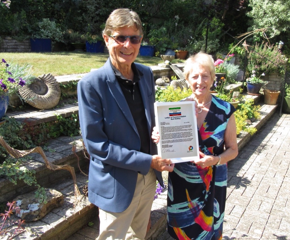 Ron Taylor and Sue Hobley