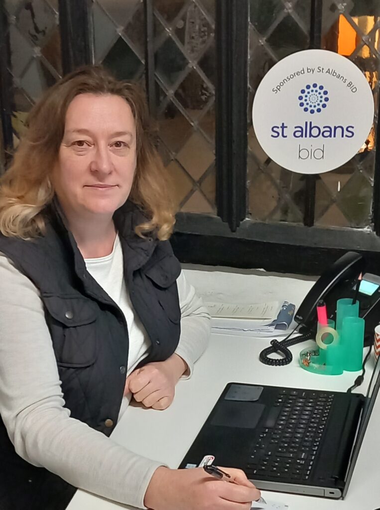 St Albans BID manager Vivien Cannon