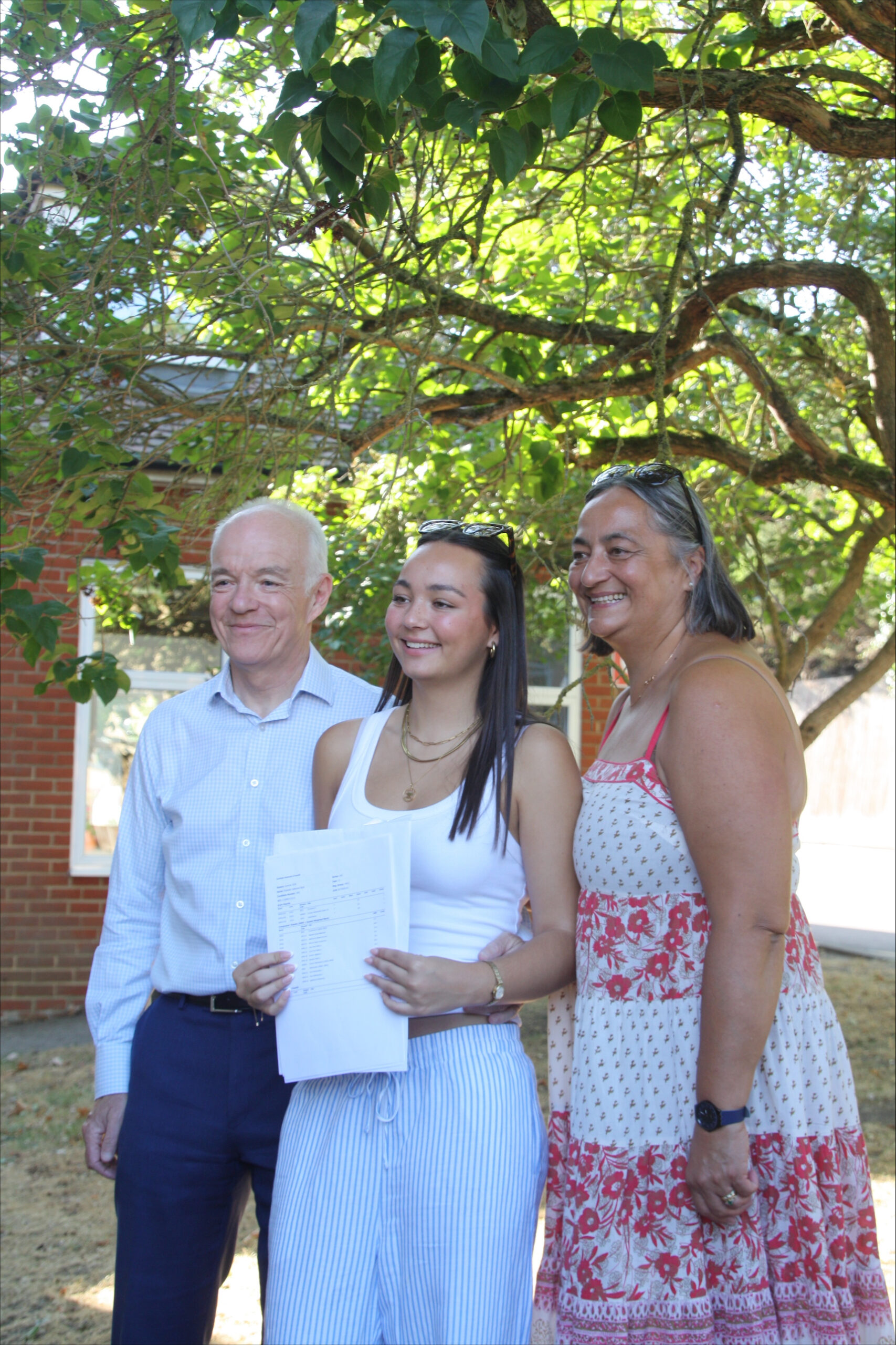 A level results day at St Columba's College