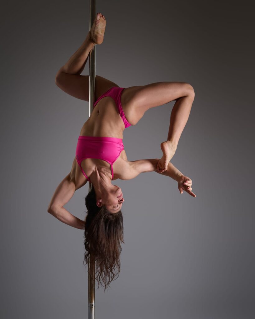 Nadya Giffen is a trained pole instructor.