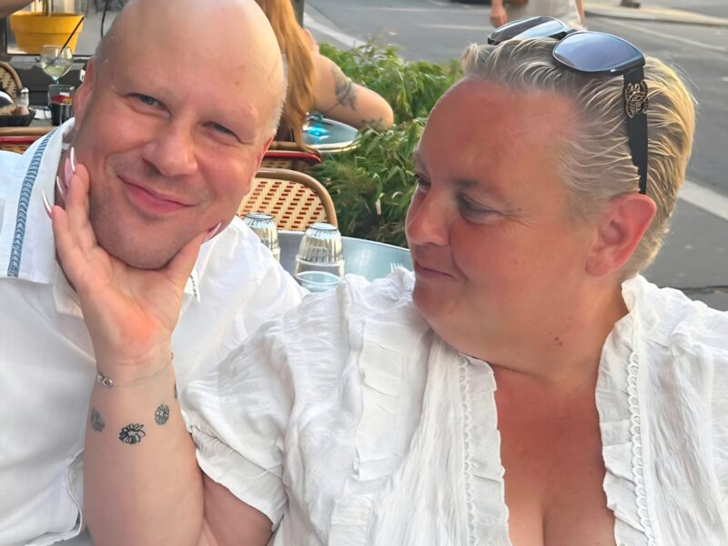 Adem and his wife Linda