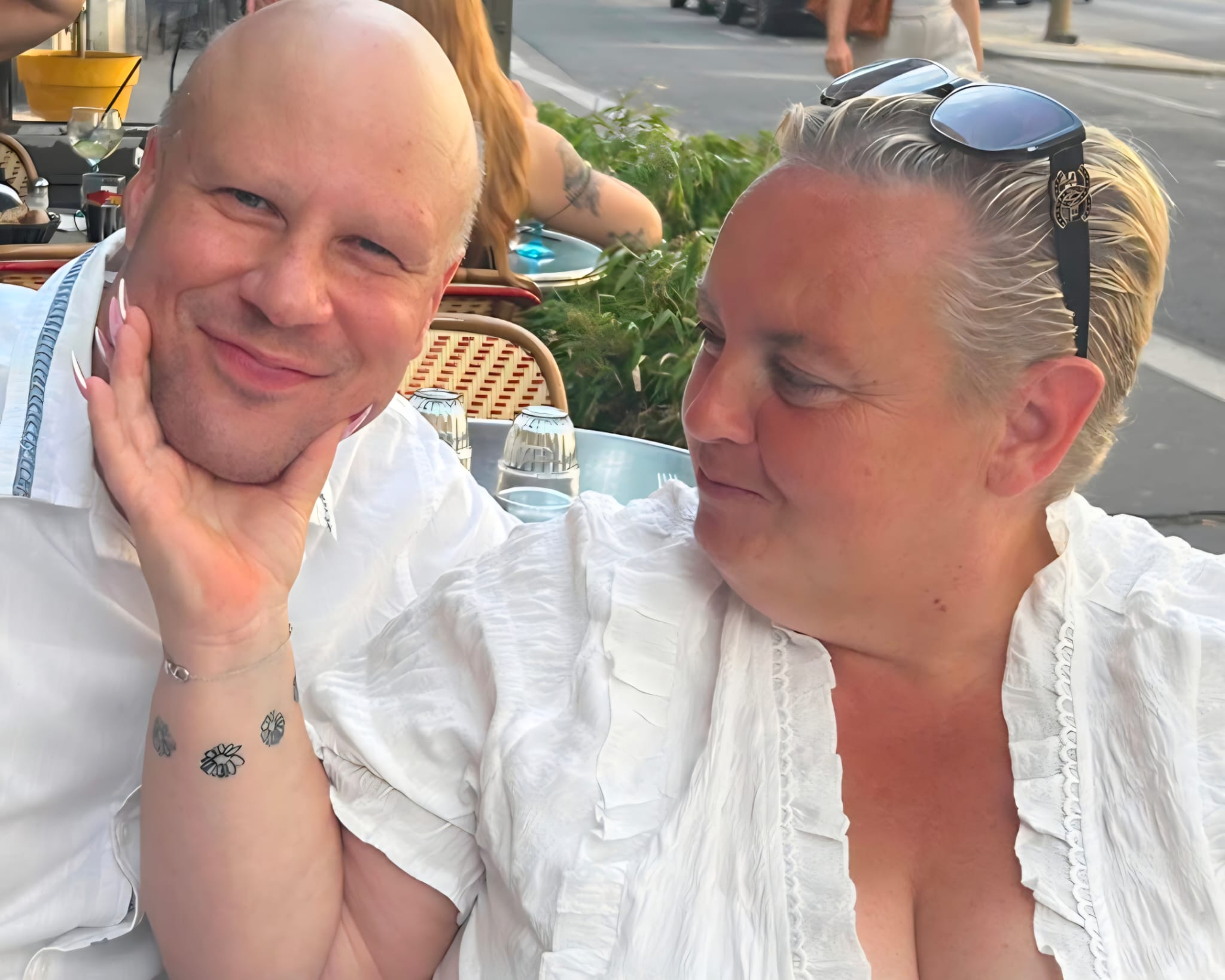Adem and his wife Linda