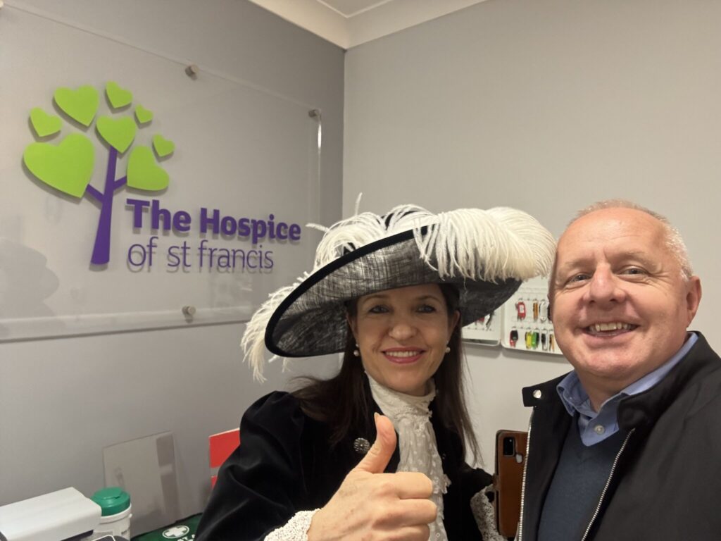 Peter and former High Sheriff Annie Brewster
