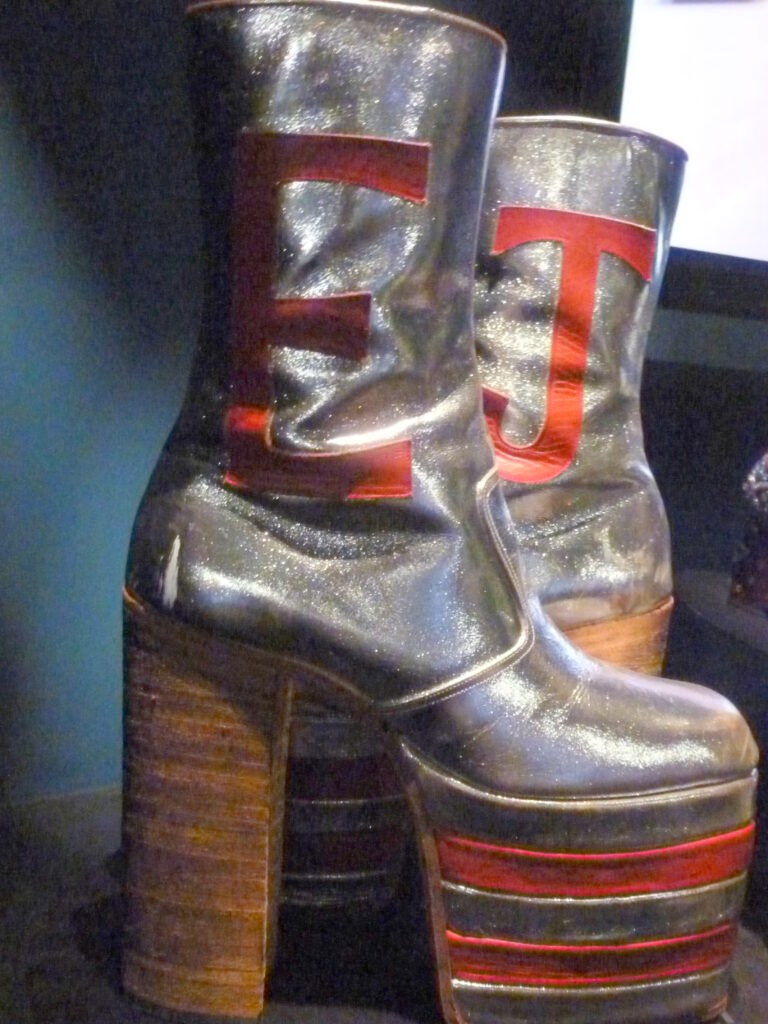 Elton John’s platform boots (Creative Commons Attribution 2.0 Generic license).
