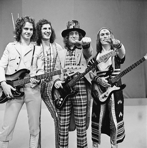 Cum On Feel The Noize - Slade in 1973. Photo: AVRO’s TopPop