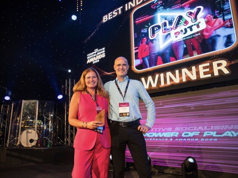Helen and Mark Whittington from Play Putt.