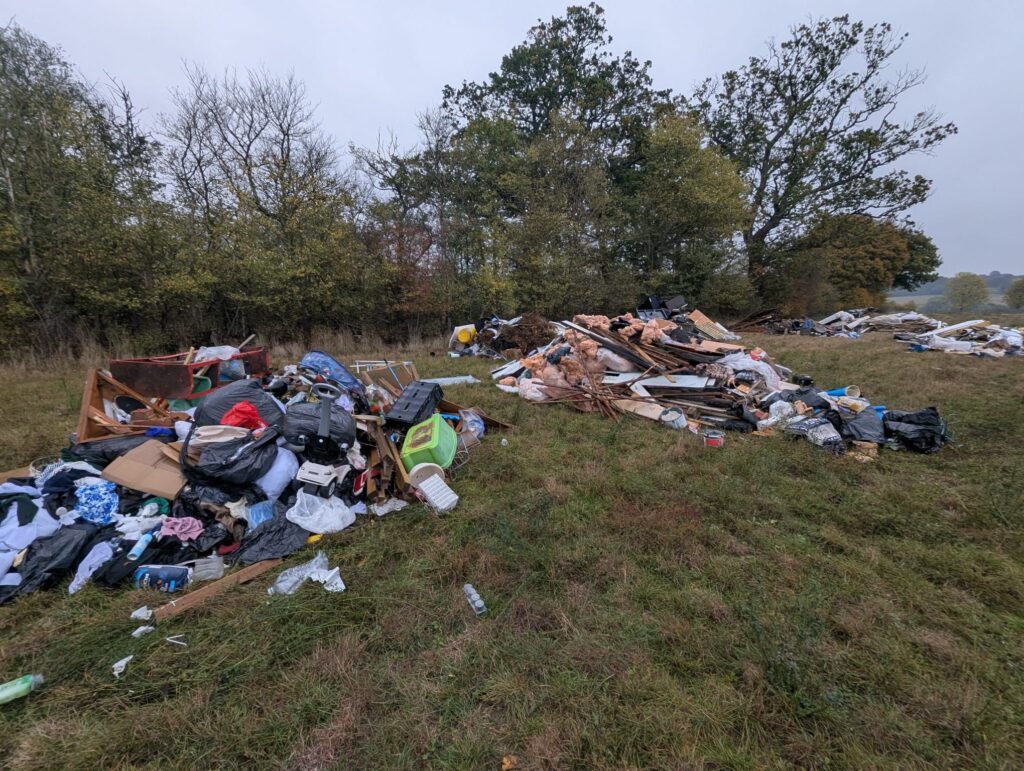 Fly-tipping in Harpenden last year