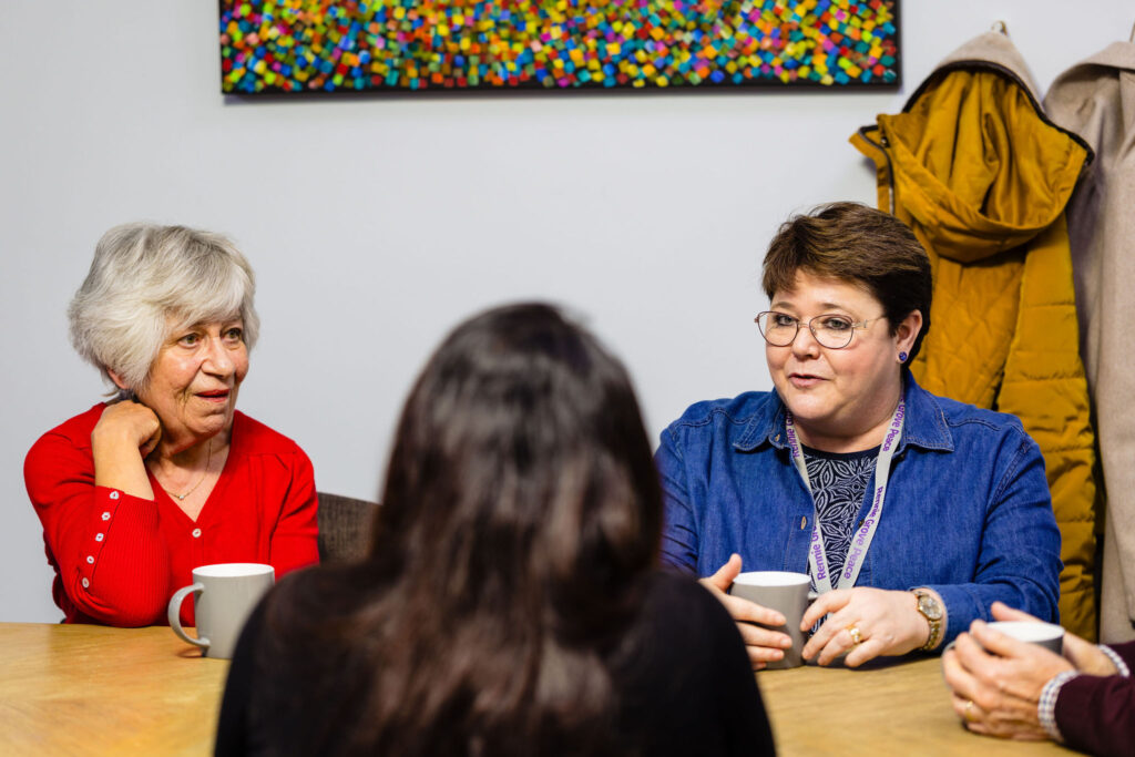 Group bereavement support meeting at Grove House