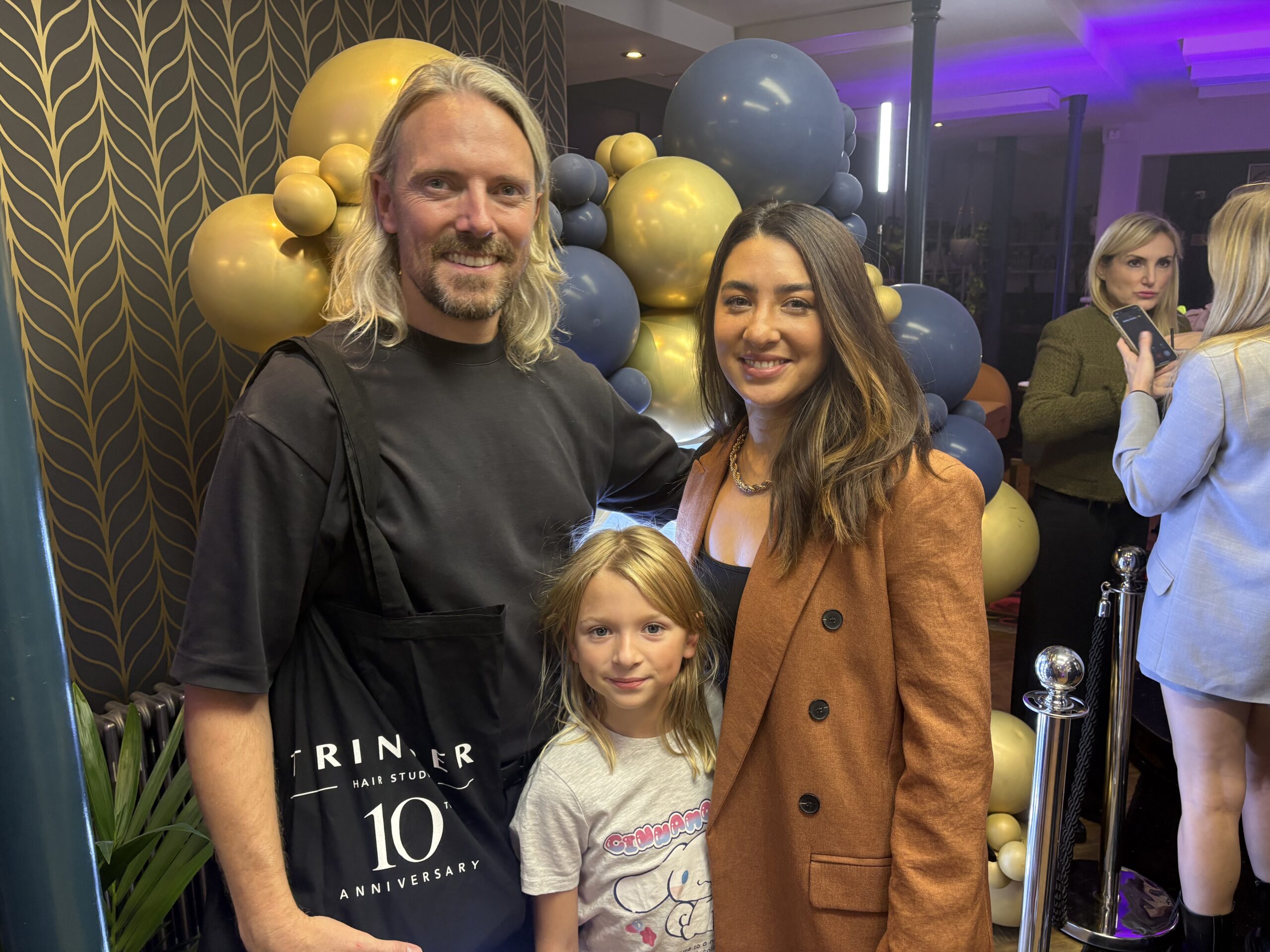 Marc, Sophie and their daughter Suki.