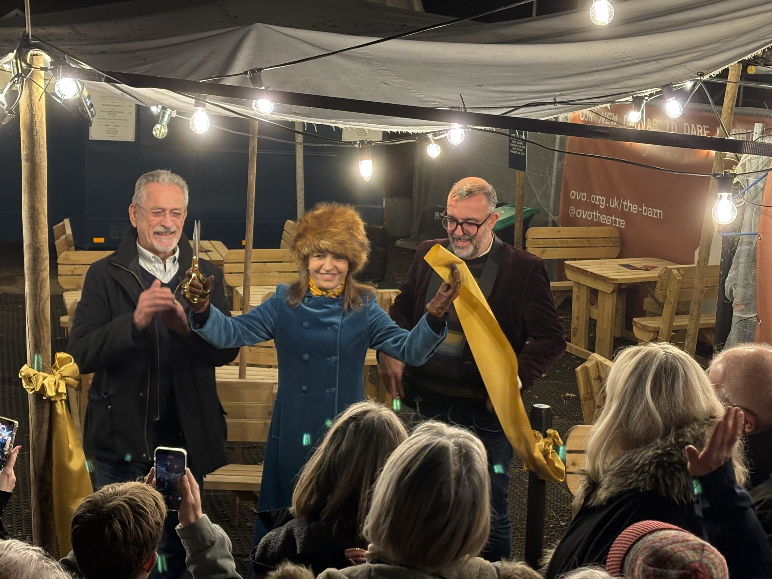 Opening night of The Barn.