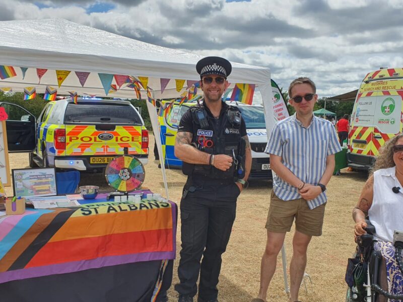 PC Ben Kirby Chantelle Nassari and Harry Kinsley at 2026 Cottonmill Gathering