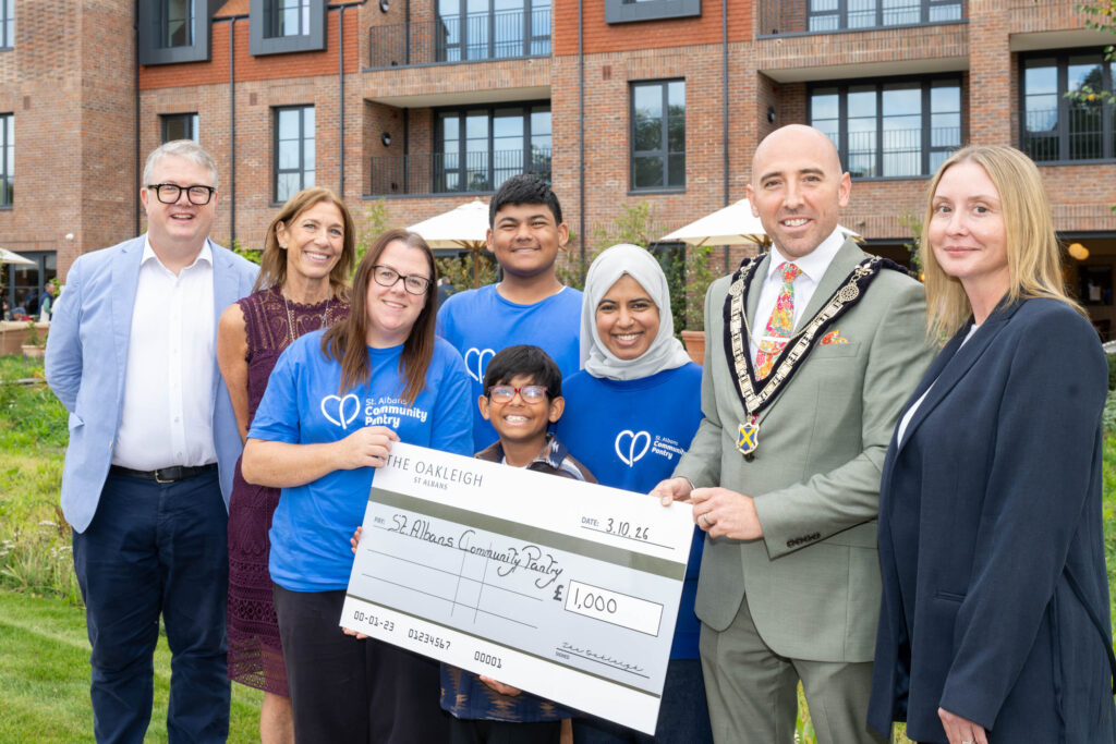 St Albans Community Pantry has received a £1,000 funding boost after being named the winner of The Oakleigh Community Grant.