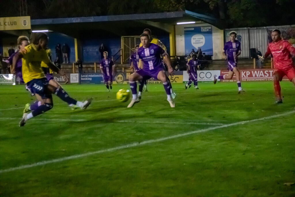 SACFC vs Hitchin. Photo: Jim Standen