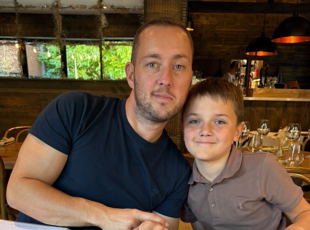 Steve Wallin and son